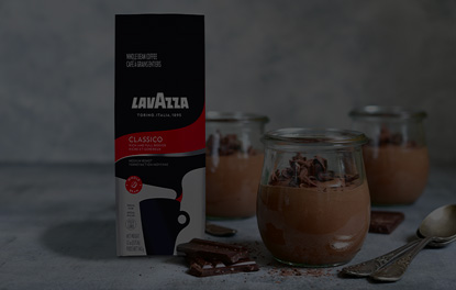 Chocolate Coffee Mousse with Lavazza Classico Whole Bean